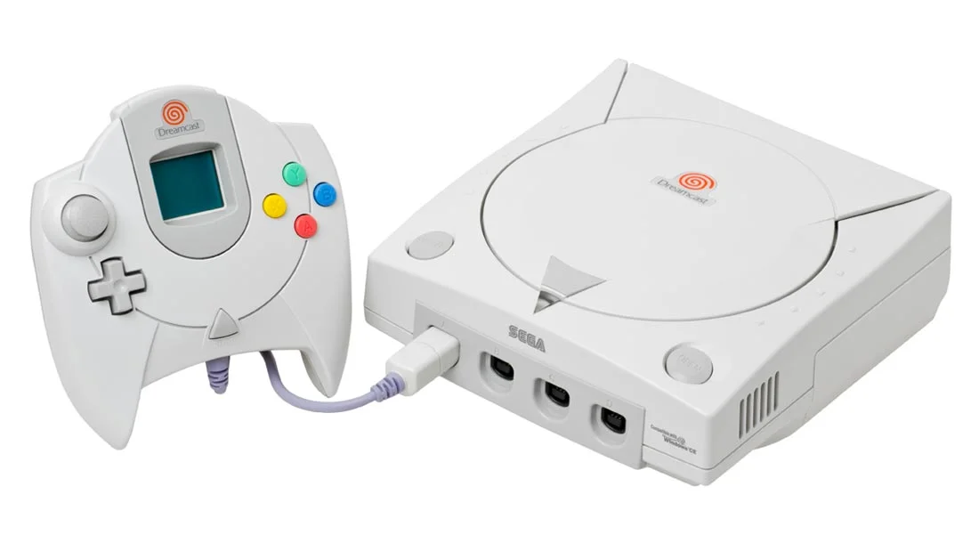Sega Dreamcast Console and Controller