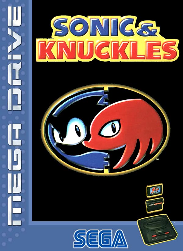 Sonic & Knuckles Mega Drive PAL Box Art