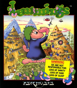 Lemmings Amiga Box Art