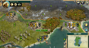 Here you can see 3 quarries boosted by Halicarnassus, stone circles and stone works. Utterly superb tile yields for such an early stage of the game.
