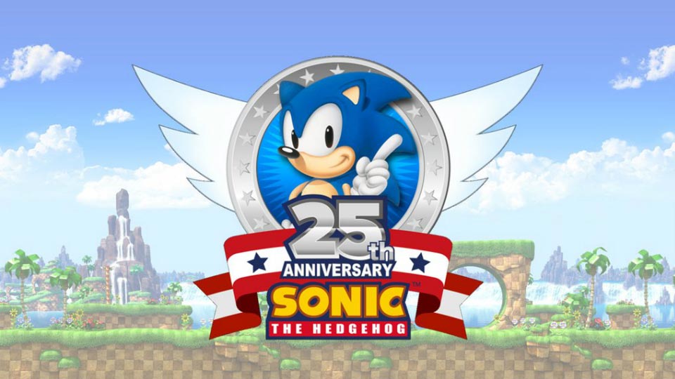 Sonic the Hedgehog 25th Anniversary Banner