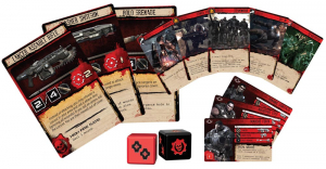 Gears of War: The Board Game Components