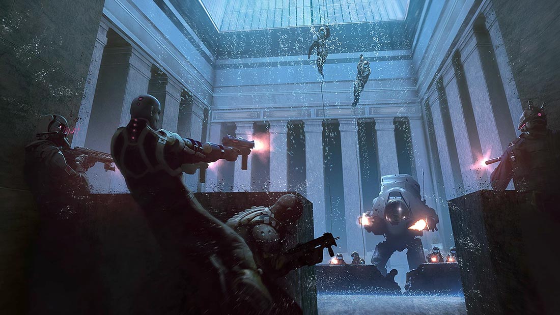 System Crash PC Video Game Artwork Banner