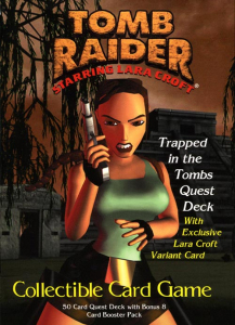 Tomb Raider CCG Collectible Card Game Quest Deck