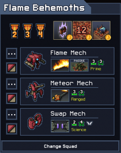 Into the Breach Squad Tier List Flame Behemoths