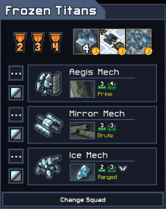 Into the Breach Squad Tier List Frozen Titans