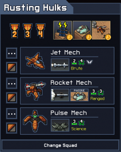 Into the Breach Squad Tier List Rusting Hulks