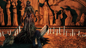 The World of Dark Souls II Crown of the Sunken King Elena, The Squalid Queen