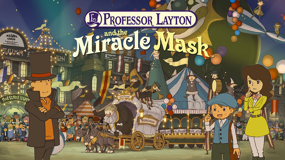 Professor Layton and the Miracle Mask Banner