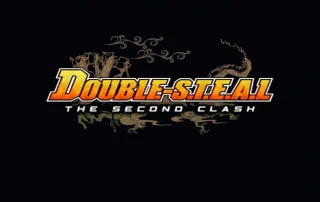 Title screen logo of Double-Steal: The Second Clash for Xbox