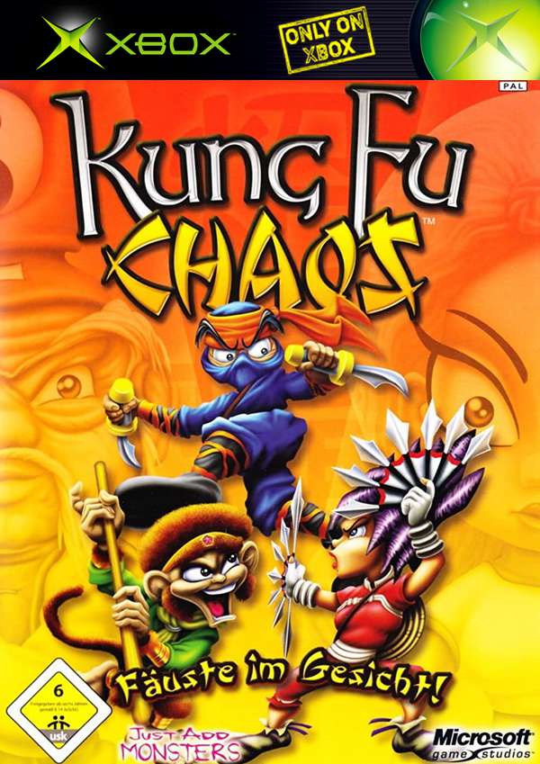 Kung Fu Chaos German Xbox box art