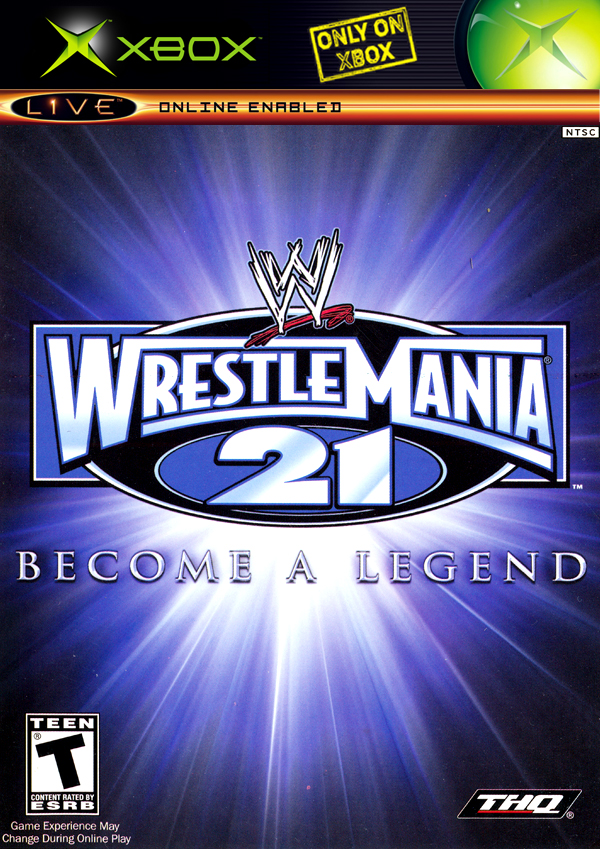 WWE WrestleMania 21 Xbox box art