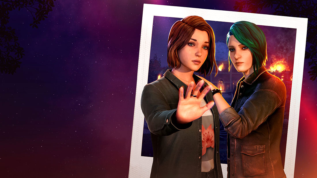 Max and Chloe pose on the Life is Strange: Reunion key art