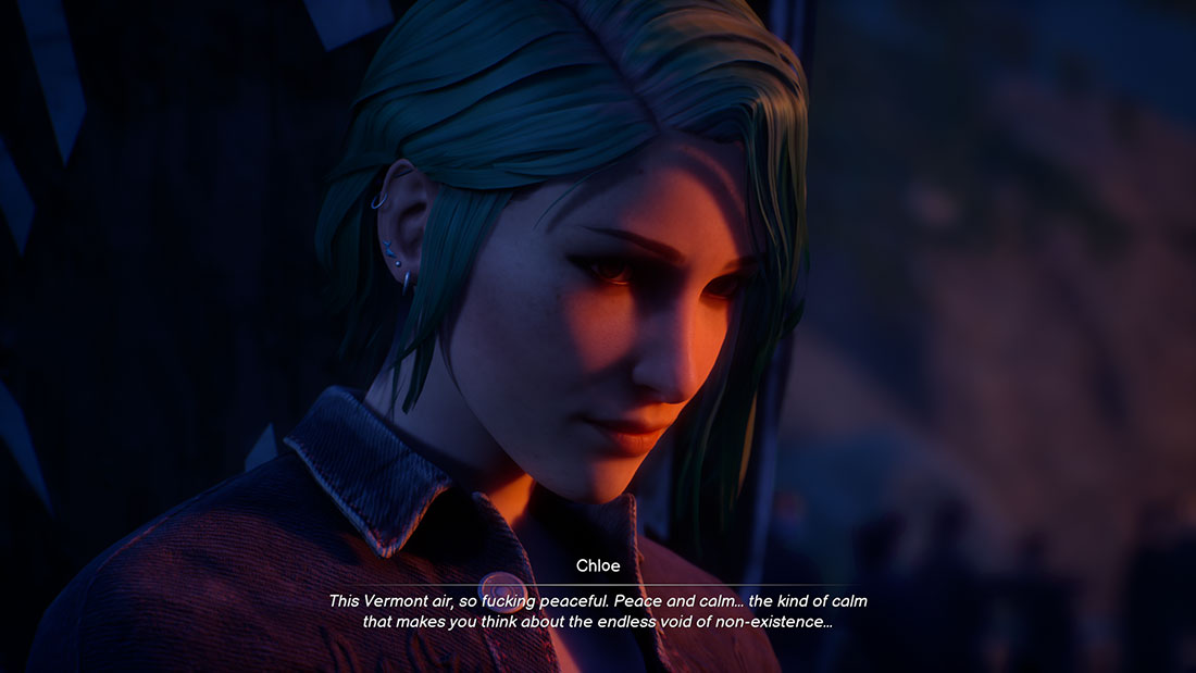CelJaded.com-Life-is-Strange-Reunion-5 Chloe Price leans against a tree in thought in Life is Strange: Reunion