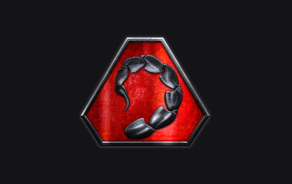 The red Brotherhood of NOD logo from Command & Conquer